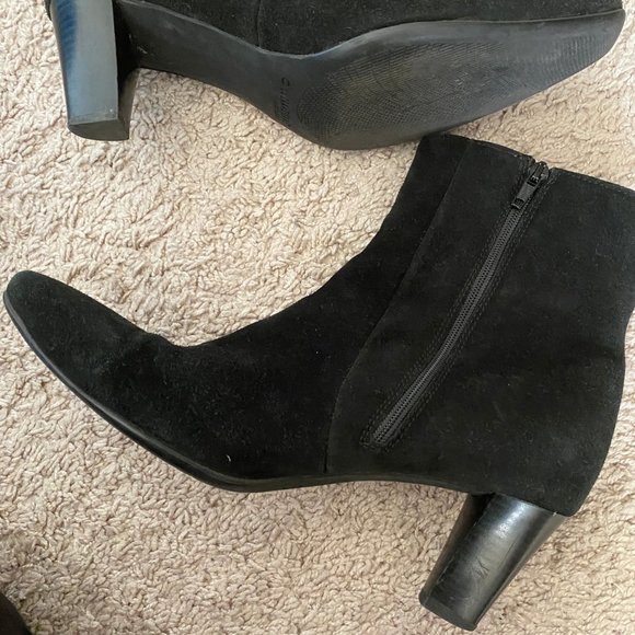 La CANADIENNE Black Boots Women Size 10 - Picture 5 of 11